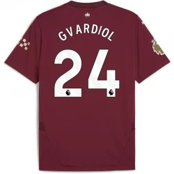 Manchester City Josko Gvardiol #24 Auswärts Trikot 2024/25 Fußballtrikot
