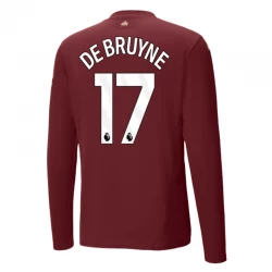 Manchester City Kevin De Bruyne #17 Ausweich Trikot 2024/25 Langarm Fußballtrikot