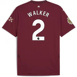 Manchester City Kyle Walker #2 Auswärts Trikot 2024/25 Fußballtrikot