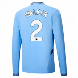 Manchester City Kyle Walker #2 Heim Trikot 2024/25 Langarm Fußballtrikot