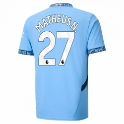 Manchester City Matheus N. #27 Heim Trikot 2024/25 Fußballtrikot