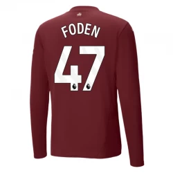 Manchester City Phil Foden #47 Ausweich Trikot 2024/25 Langarm Fußballtrikot