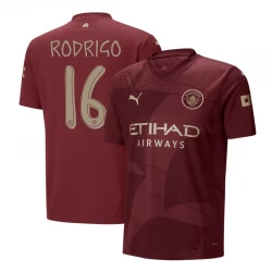 Manchester City Rodrigo #16 Ausweich Trikot 2024/25 UCL Fußballtrikot