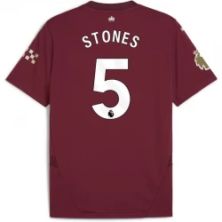 Manchester City Stones #5 Auswärts Trikot 2024/25 Fußballtrikot