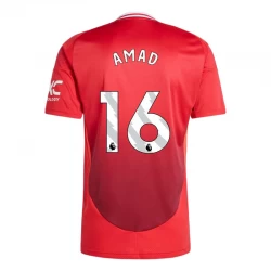 Manchester United Amad #16 Heim Trikot 2024/25 Fußballtrikot