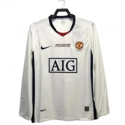 Manchester United Auswärts Trikot 2008-09 Champions League Finale Retro Langarm Fußballtrikot