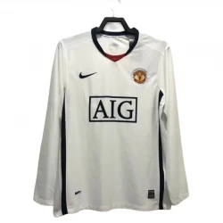 Manchester United Auswärts Trikot 2008-09 Retro Langarm Fußballtrikot