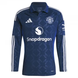 Manchester United Auswärts Trikot 2024/25 Langarm Fußballtrikot