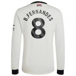 Manchester United Bruno Fernandes #8 Ausweich Trikot 2024/25 Langarm Fußballtrikot