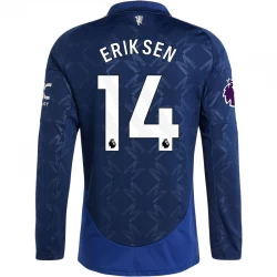 Manchester United Christian Eriksen #14 Auswärts Trikot 2024/25 Langarm Fußballtrikot