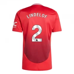 Manchester United Lindelof #2 Heim Trikot 2024/25 Fußballtrikot
