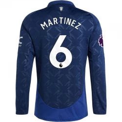 Manchester United Martínez #6 Auswärts Trikot 2024/25 Langarm Fußballtrikot