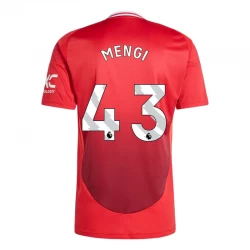 Manchester United Mengi #43 Heim Trikot 2024/25 Fußballtrikot