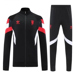 Manchester United Trainingsanzüge Jacke 2025/26 - Schwarz