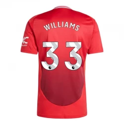 Manchester United Williams #33 Heim Trikot 2024/25 Fußballtrikot