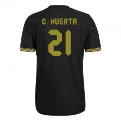Mexiko C. Huerta #21 Ausweich Trikot 2025 Black Gold Cup Fußballtrikot