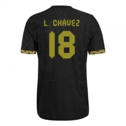 Mexiko L. Chavez #18 Ausweich Trikot 2025 Black Gold Cup Fußballtrikot