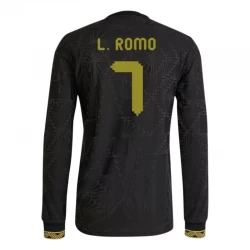 Mexiko L. Romo #7 Ausweich Trikot 2025 Black Gold Cup Fußballtrikot
