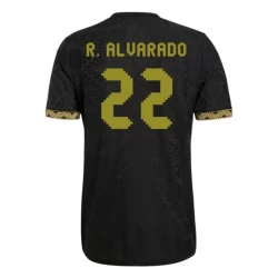 Mexiko R. Alvarado #22 Ausweich Trikot 2025 Black Gold Cup Fußballtrikot