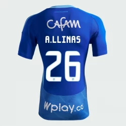 Millonarios FC A . Llinas #26 Heim Trikot 2025/26 Fußballtrikot