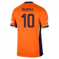 Niederlande Memphis Depay #10 Heim Trikot EM 2024 Fußballtrikot