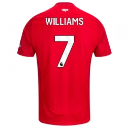 Nottingham Forest FC Williams #7 Heim Trikot 2024/25 Fußballtrikot