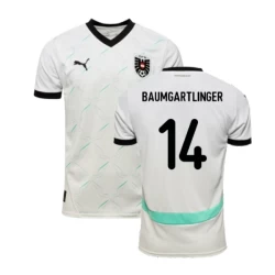 Österreich Baumgartlinger #14 Auswärts Trikot EM 2024 Fußballtrikot