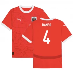 Österreich Danso #4 Heim Trikot EM 2024 Fußballtrikot