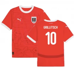 Österreich Grillitsch #10 Heim Trikot EM 2024 Fußballtrikot