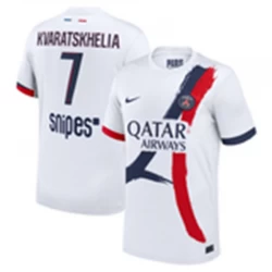 Paris Saint-Germain PSG Khvicha Kvaratskhelia #7 Auswärts Trikot 2024/25 Fußballtrikot