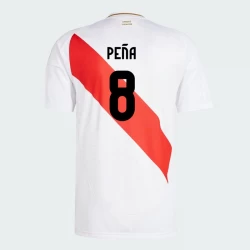 Peru Pena #8 Heim Trikot Copa America 2024 Fußballtrikot