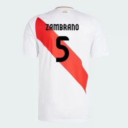 Peru Zambrano #5 Heim Trikot Copa America 2024 Fußballtrikot