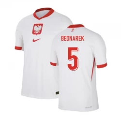 Polen Bednarek #5 Heim Trikot EM 2024 Fußballtrikot