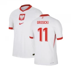 Polen Grosicki #11 Heim Trikot EM 2024 Fußballtrikot