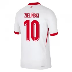Polen Zielinski #10 Heim Trikot EM 2024 Fußballtrikot