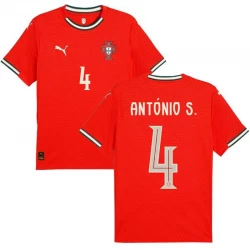 Portugal Antonio S. #4 Heim Trikot 2025 Fußballtrikot
