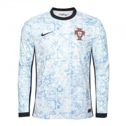 Portugal Auswärts Trikot EM 2024 Langarm Fußballtrikot