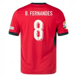 Portugal Bruno Fernandes #8 Heim Trikot EM 2024 Fußballtrikot