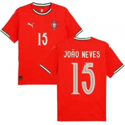 Portugal Joao Neves #15 Heim Trikot 2025 Fußballtrikot