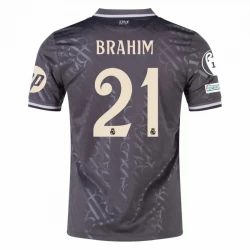 Real Madrid Brahim #21 Ausweich Trikot 2024/25 UCL Fußballtrikot