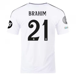 Real Madrid Brahim #21 Heim Trikot 2024/25 HP Fußballtrikot