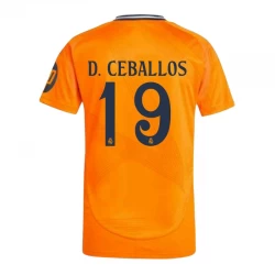 Real Madrid D. Ceballos #19 Auswärts Trikot 2024/25 HP Fußballtrikot