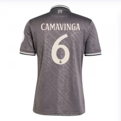 Real Madrid Eduardo Camavinga #6 Ausweich Trikot 2024/25 HP Fußballtrikot