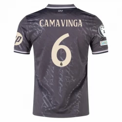 Real Madrid Eduardo Camavinga #6 Ausweich Trikot 2024/25 UCL Fußballtrikot