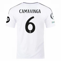 Real Madrid Eduardo Camavinga #6 Heim Trikot 2024/25 UCL Fußballtrikot