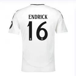 Real Madrid Endrick #16 Heim Trikot 2024/25 HP Fußballtrikot