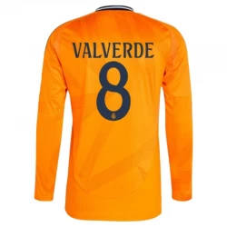 Real Madrid Federico Valverde #8 Auswärts Trikot 2024/25 Langarm Fußballtrikot