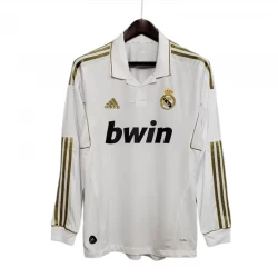 Real Madrid Heim Trikot 2011-12 Retro Langarm Fußballtrikot