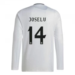 Real Madrid Joselu #14 Heim Trikot 2024/25 Langarm Fußballtrikot