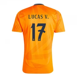 Real Madrid Lucas V. #17 Auswärts Trikot 2024/25 Fußballtrikot